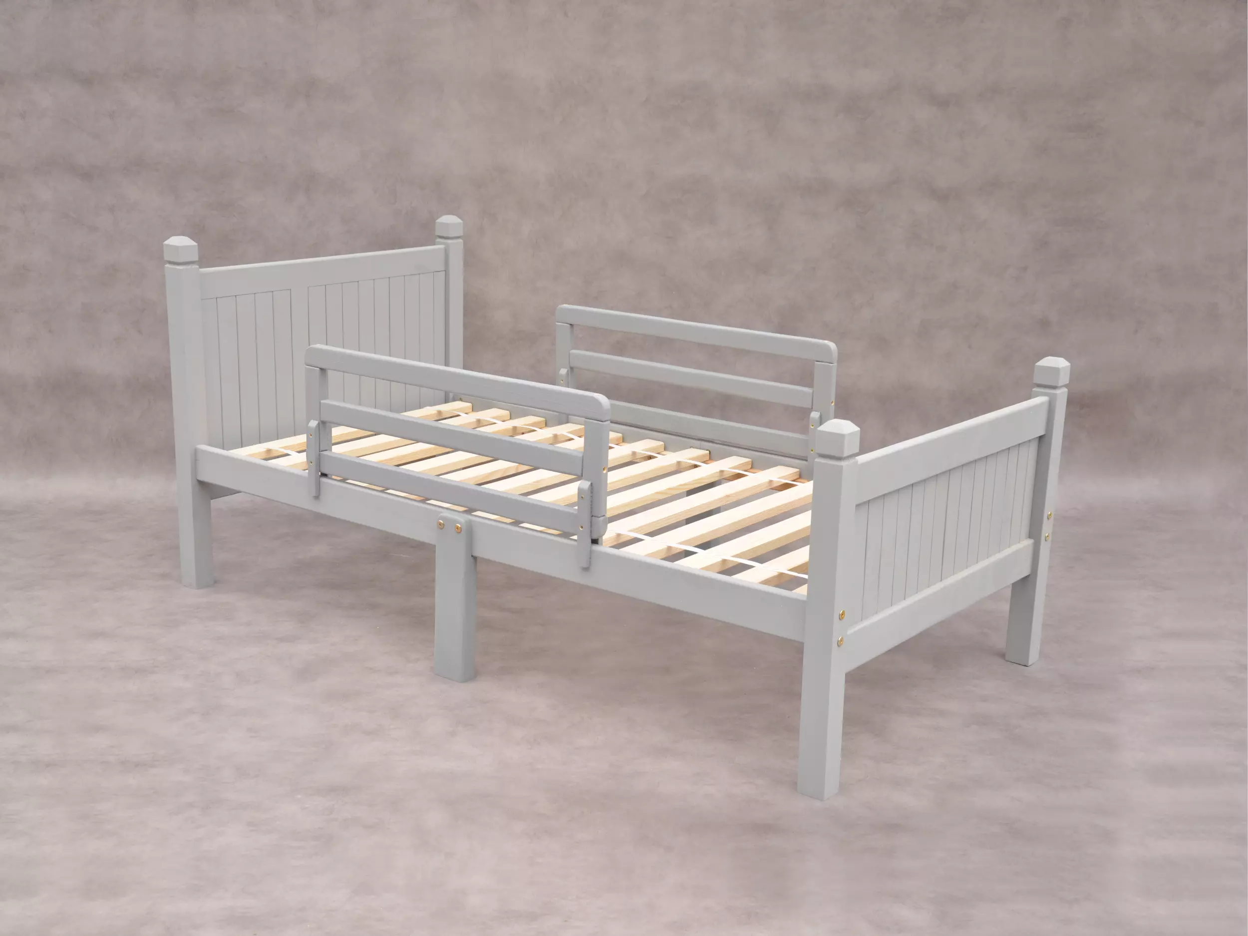 Junior bed Provence: Barin Toys design nursery furniture to celebrate infant graduation to toddler age - small magical fairy-tale toddler girl bed.