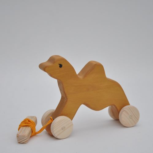 Buy wooden toy camel toy wooden pull from BarinToys.com online toy store.