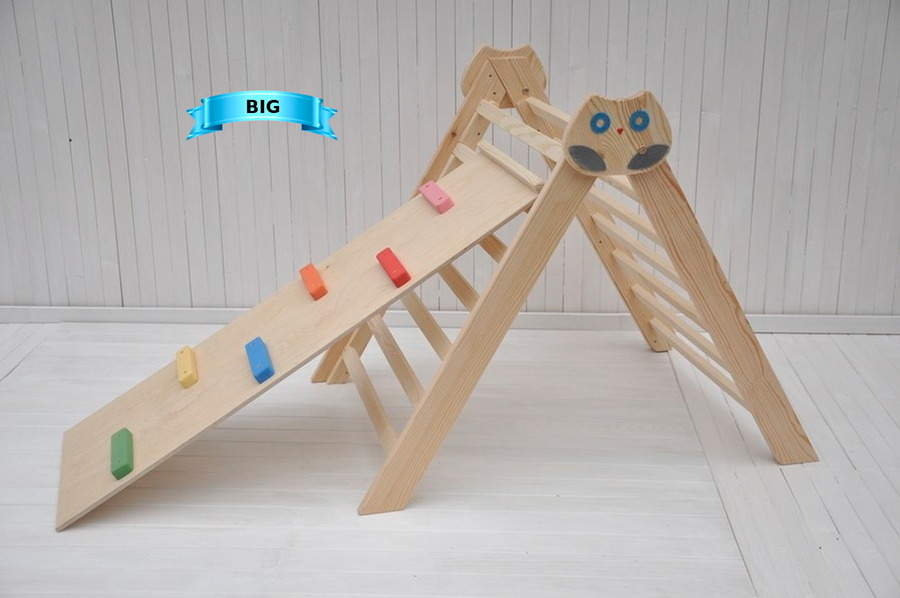 Toddler climbing frame and steps slide Barin Toys is easy and fast playground solution for your patio or backyard for parties and celebration.