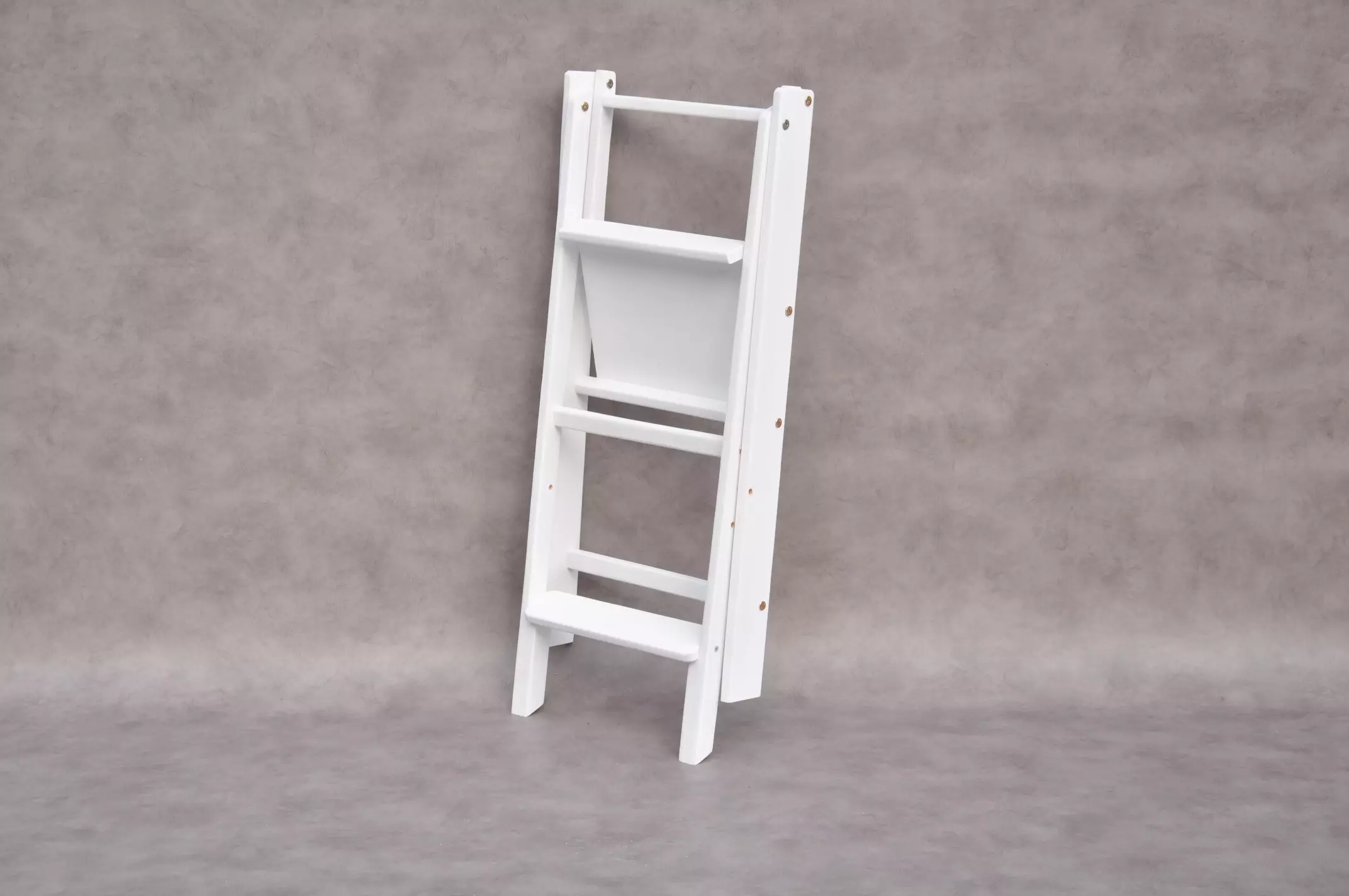 Folding learning tower Barin Toys Slim white - kitchen collapsible step stool for toddlers.