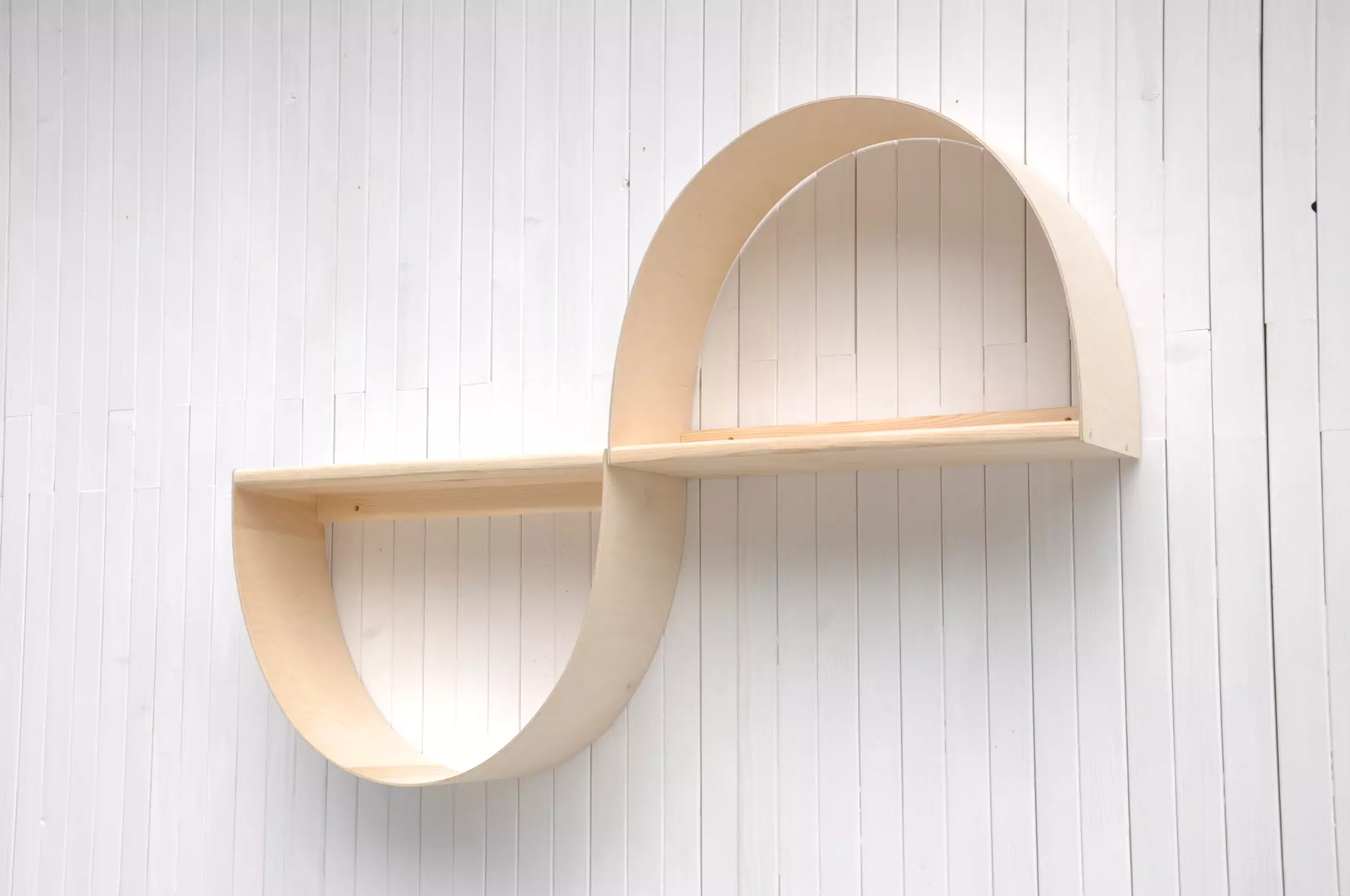 Wall shelves by Barin Toys - Infinity floating shelf for bedroom or living room, wedding anniversary gift idea for couples. Buy online at BarinToys.com store with free shipping.